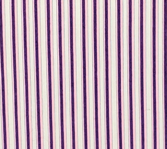 Good Morning! by Me & My Sister Designs for Moda Pattern #22185 - Pink, Purple and White Striped Fabric