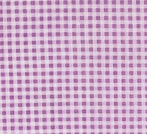 Gingham Fabric - Lavender