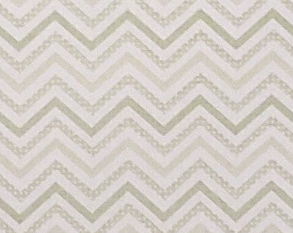 JoAnn Fabric and Craft - Small, Multi-Green Chevron Stripe Fabric