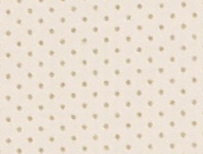 Designed Exclusively for JoAnn - Barely Peach Fabric with Gold Metallic Pindots