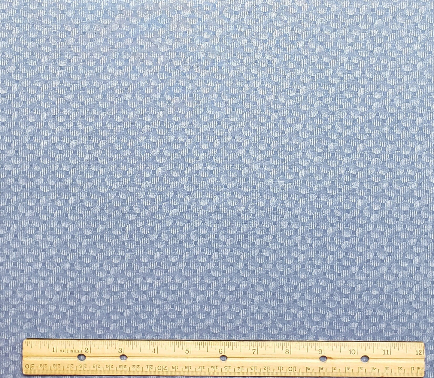 Wamsutta - Light Denim Blue Patterned Fabric