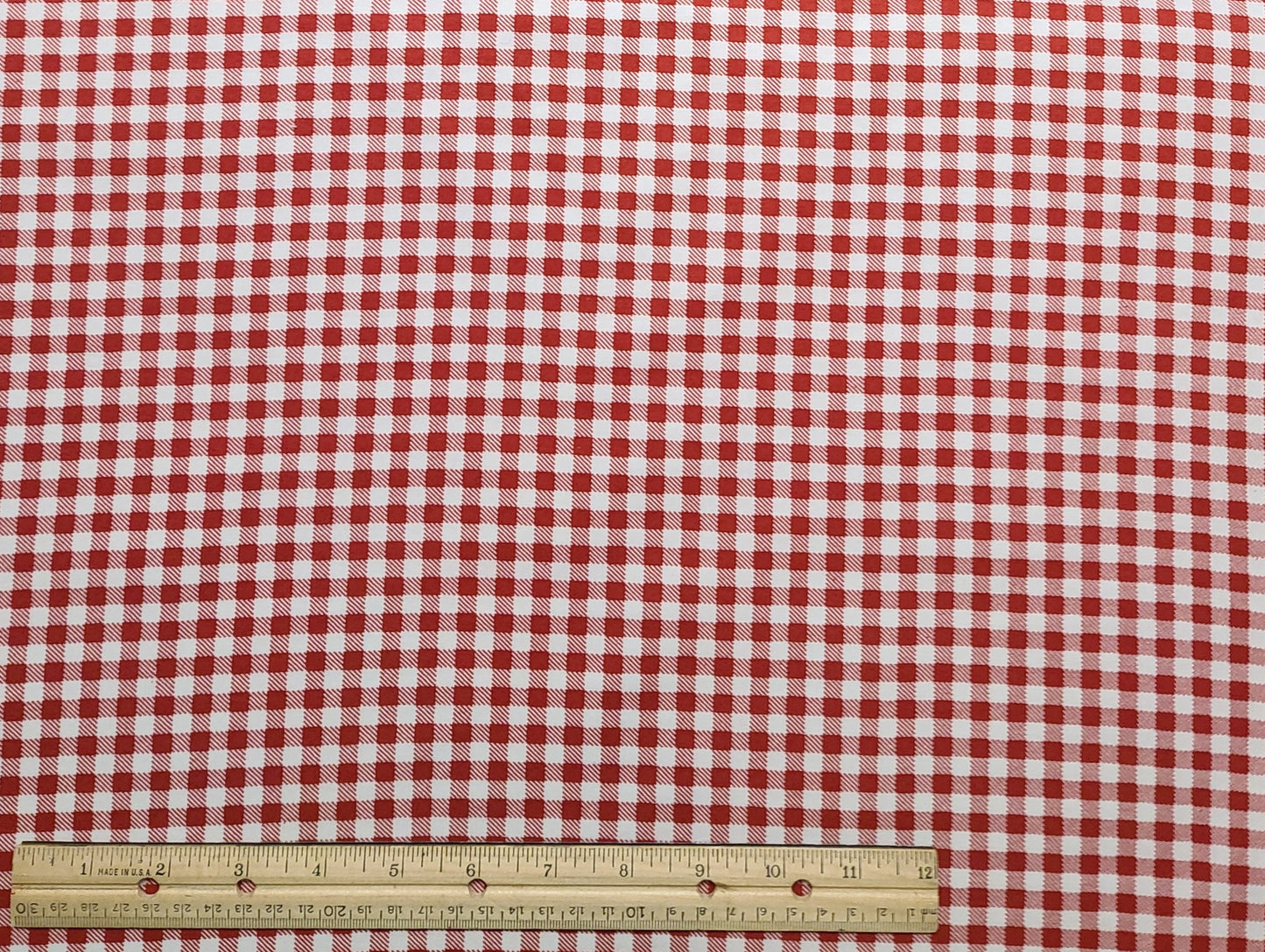 P14 2018 Hobby Lobby - Red / White Checked Fabric