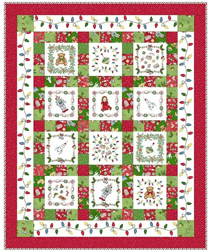 Flannel - PANEL - Warm Wishes by Hannah Dale of Rendale Designs for Maywood Studio