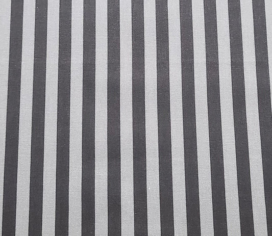 Designed Exclusively for Joann - Black / Gray Stripe Fabric