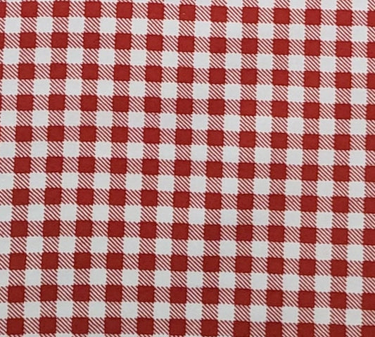 P14 2018 Hobby Lobby - Red / White Checked Fabric