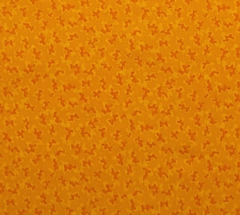 Bright Lites by Artistic Expressions - Bright Orange Tonal Fabric