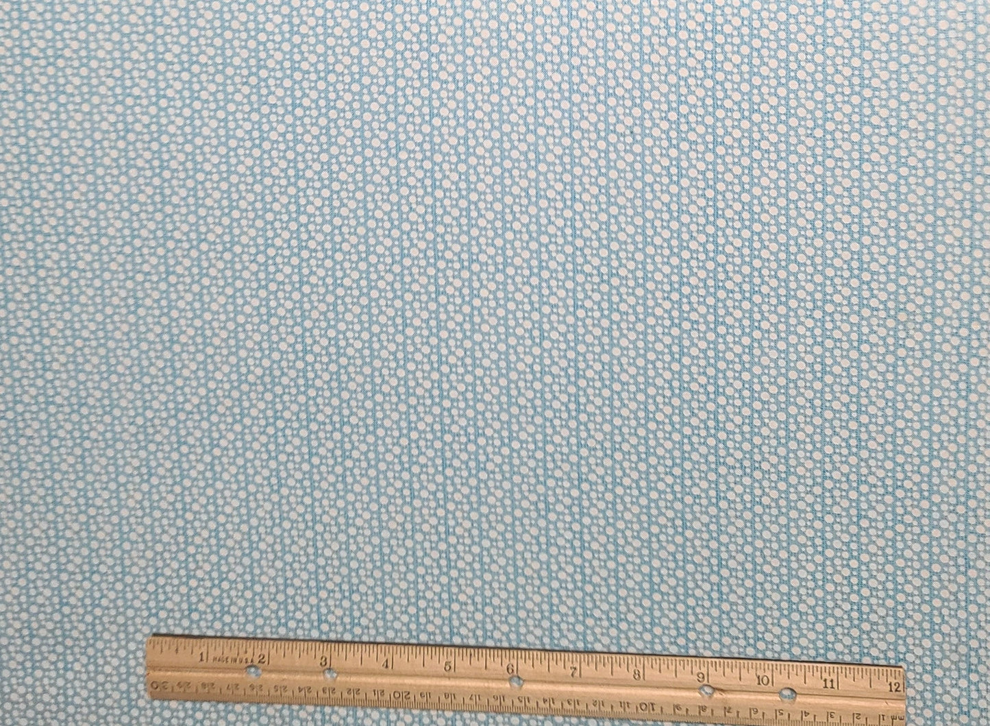 Colorbok for Joann Fabric and Craft Stores - Teal Tonal Striped Fabric / White Dot Print