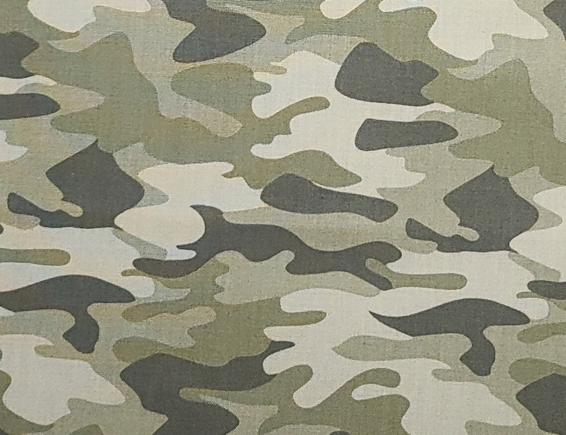 Big Game by Riley Blake Designs 2022 - PATTERN C12972 - Green Camo Print Fabric