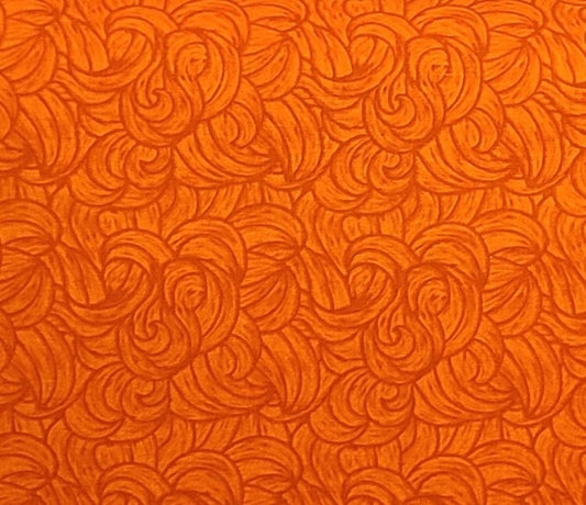 Orange Tonal Blender Fabric - Selvage to Selvage Print