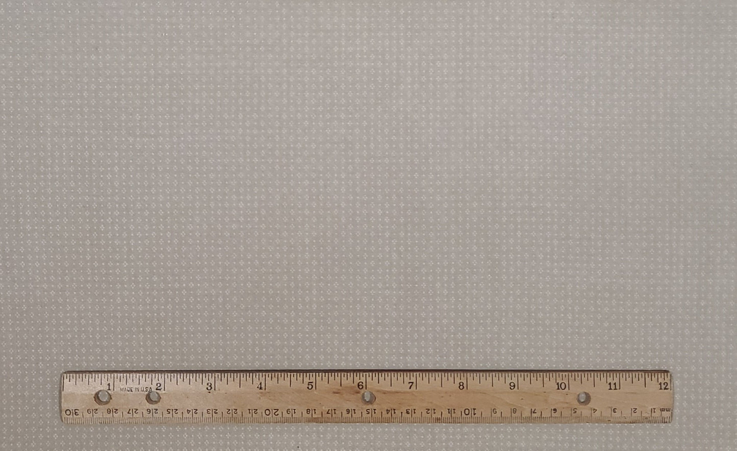 VIP Cranston Print Works - Tan Fabric / White Pindot Diamond Pattern