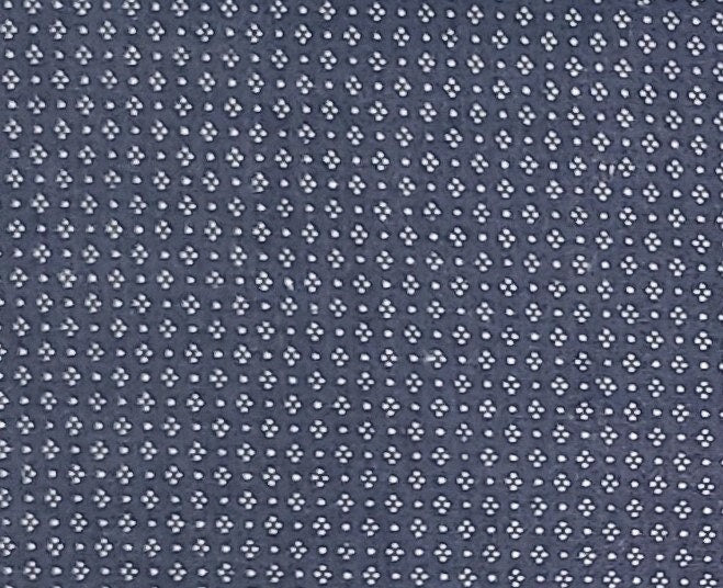 VIP Cranston Print Works - Royal Blue Fabric / White Pindot Diamond Pattern