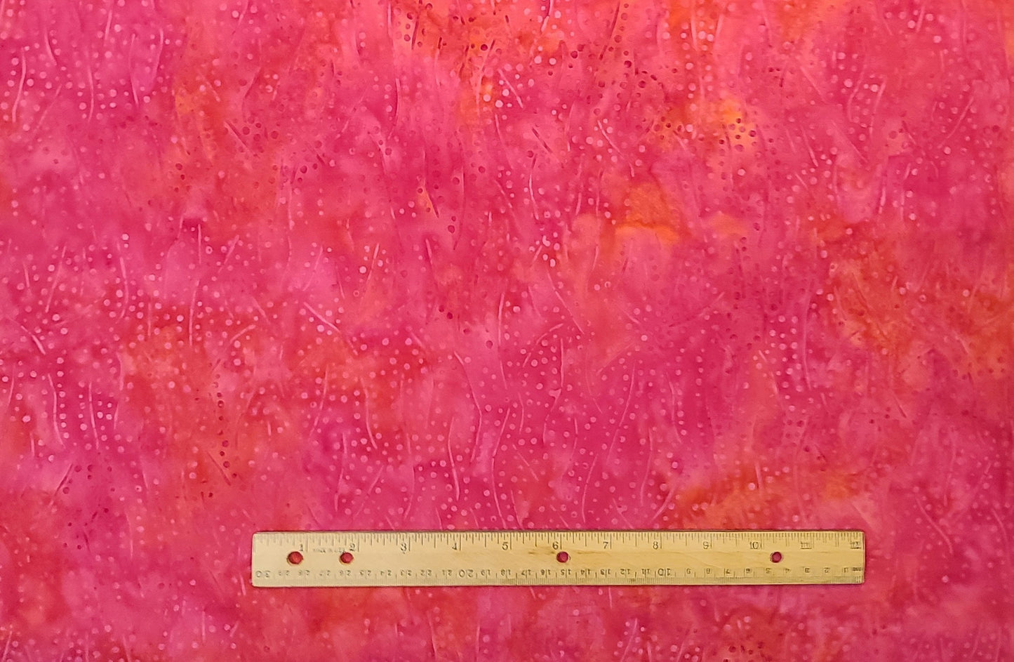 BATIK - Bright Pink and Orange Tonal Fabric