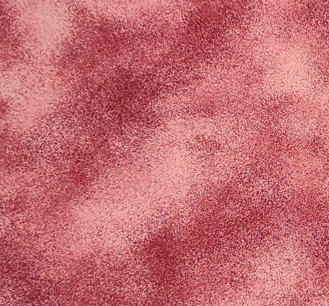 Southwest Fantasy by Joyce Straus for Northcott - Light Pink and Dark Pink "Sponged" Print Fabric