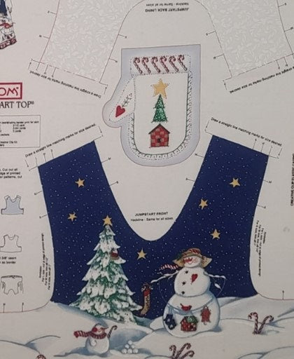 PROJECT - Daisy Kingdom Peppermint Hill Jump Start Top Panel (Bodice Only) - Includes Fabric and Complete Instructions - Sizes 2-4