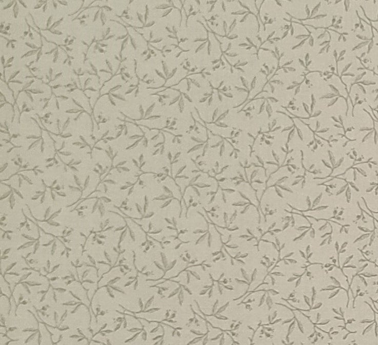 Classic Cottons 2002 - Pale Olive Fabric / Olive Vine and Leaf Pattern