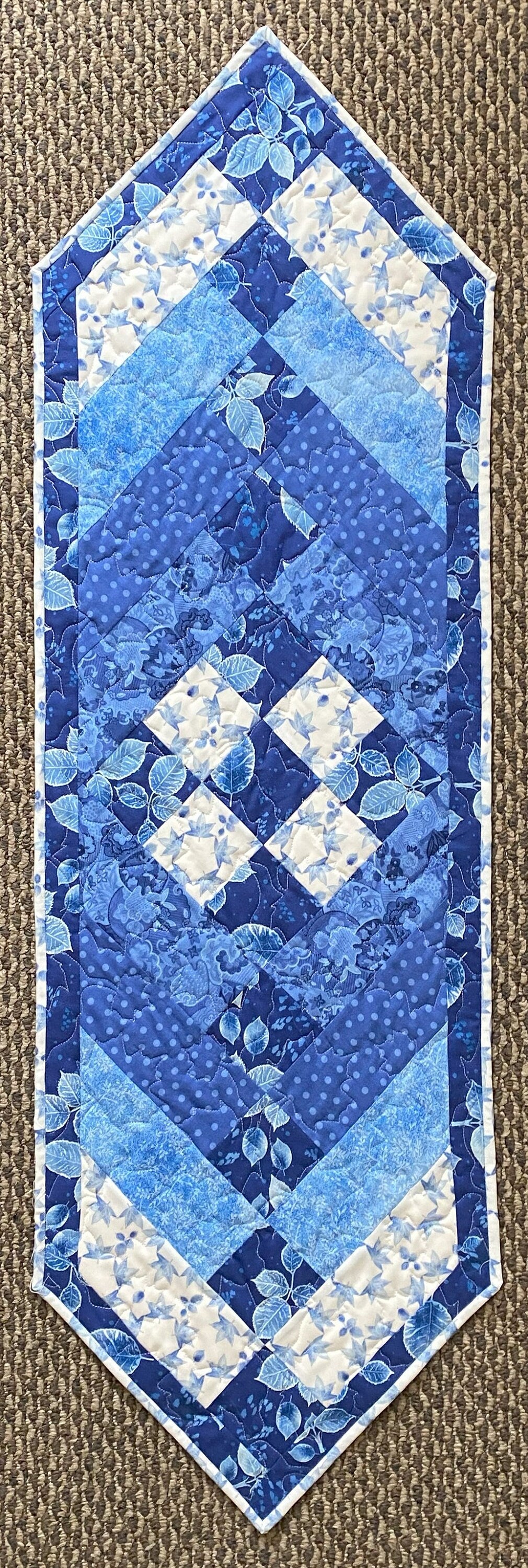 Kit - Friendship Braid Table Runner - Blues