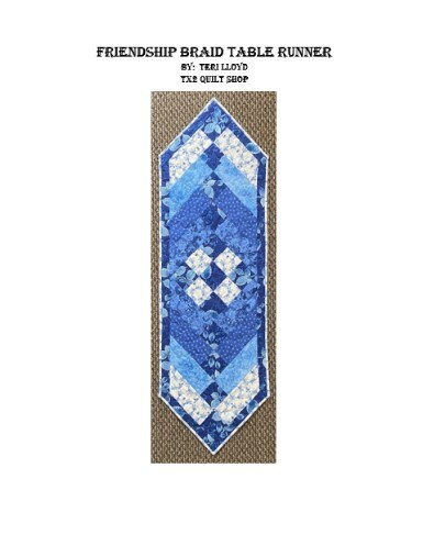 Kit - Friendship Braid Table Runner - Blues