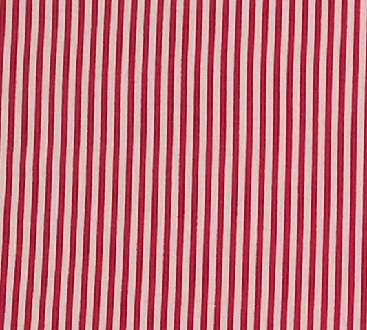 Designed Exclusively for Joann - Red and White Pinstripe Fabric