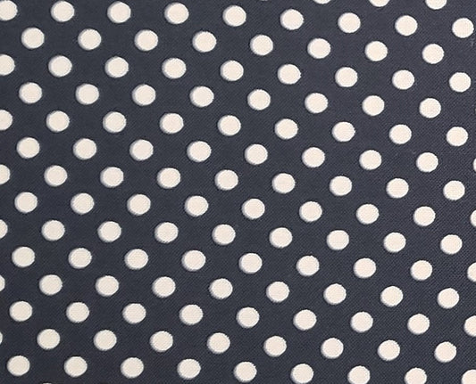 Naomi's Rose by Helen Weinman for Timeless Treasures Fabrics Inc PATT#HW-C8847 - Black Fabric / Soft White Polka Dot Print