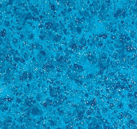 Fabric Traditions 2002 - Teal Tonal Fabric / Iridescent Allover Glitter