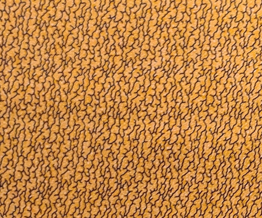 EOB - Lancaster County II Collection of Judie Rothermel for Marcus Brothers Textiles Inc - Orange and White Dot Fabric / Black Reproduction Print