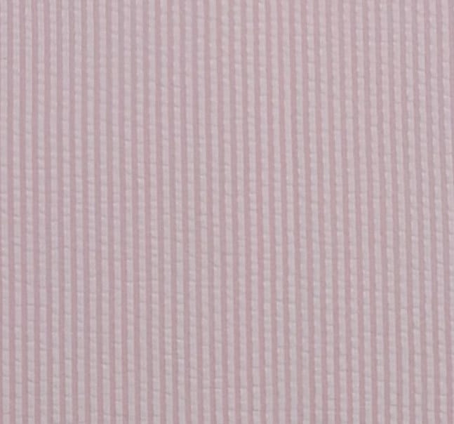 Crinkle Cotton - Vintage 60" WIDE - Pink and White Stripe Fabric