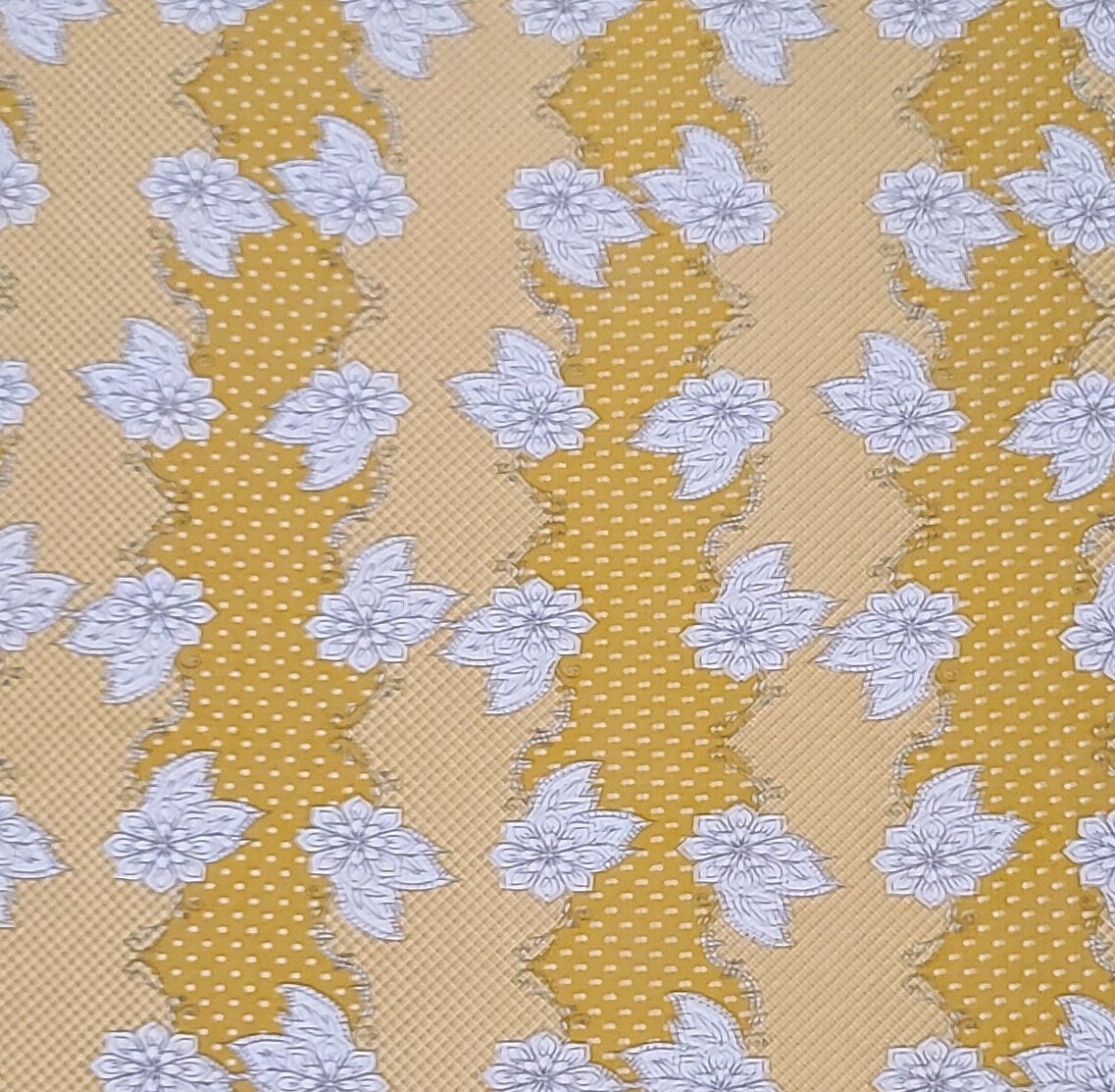 Lilly Belle Designed by Bari J Art Gallery Fabrics - Gold and White Print Fabric