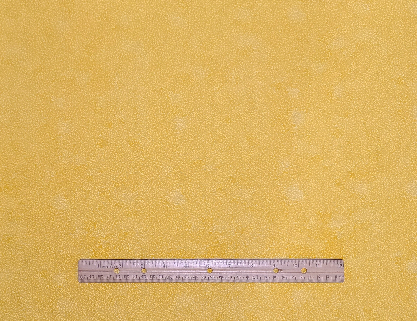 EOB - Fabric Traditions - Dark Yellow Tonal Fabric / Tiny White Vine Print