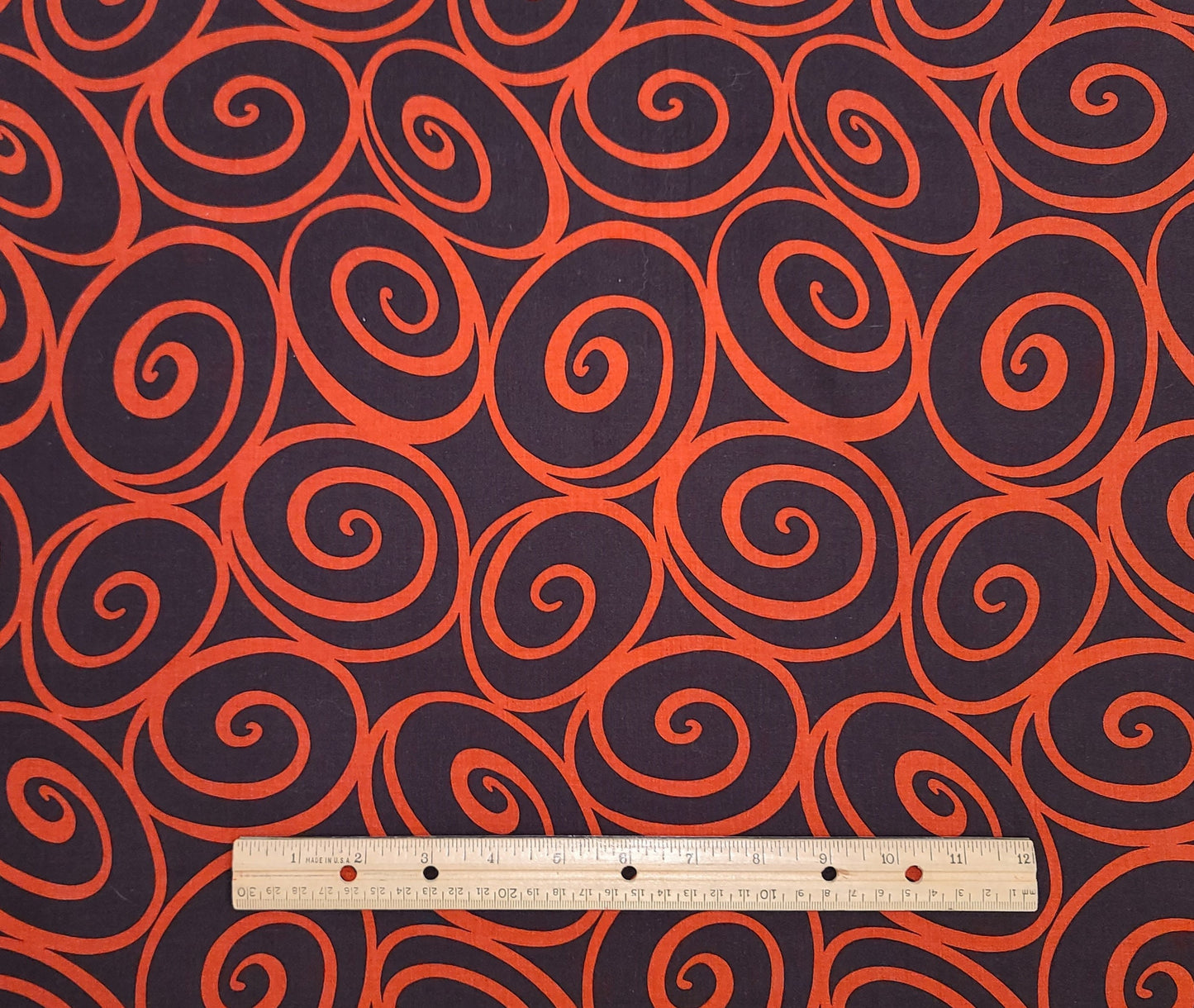 Michael Miller Fabrics Inc PATT#CX-2780 Ironwork - Black Fabric / Dark Red Pattern