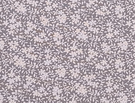 Exclusively for JoAnn Fabric & Craft - White Fabric / Purple, Teal, Aqua, Periwinkle and Metallic Silver Retangular Print