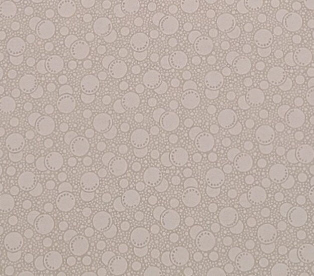 Cream Fabric / White Sphere and Dot Print