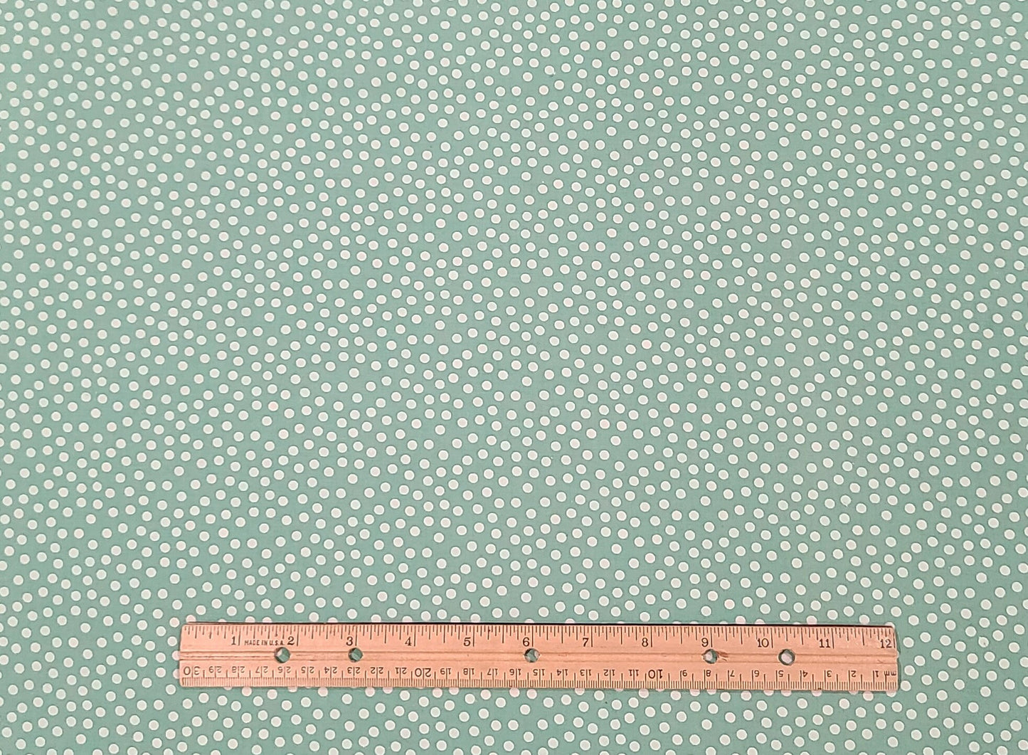 Darlene Zimmerman for Chanteclaire - Aqua Fabric / Off-White Dots