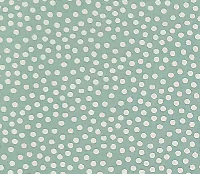 Darlene Zimmerman for Chanteclaire - Aqua Fabric / Off-White Dots