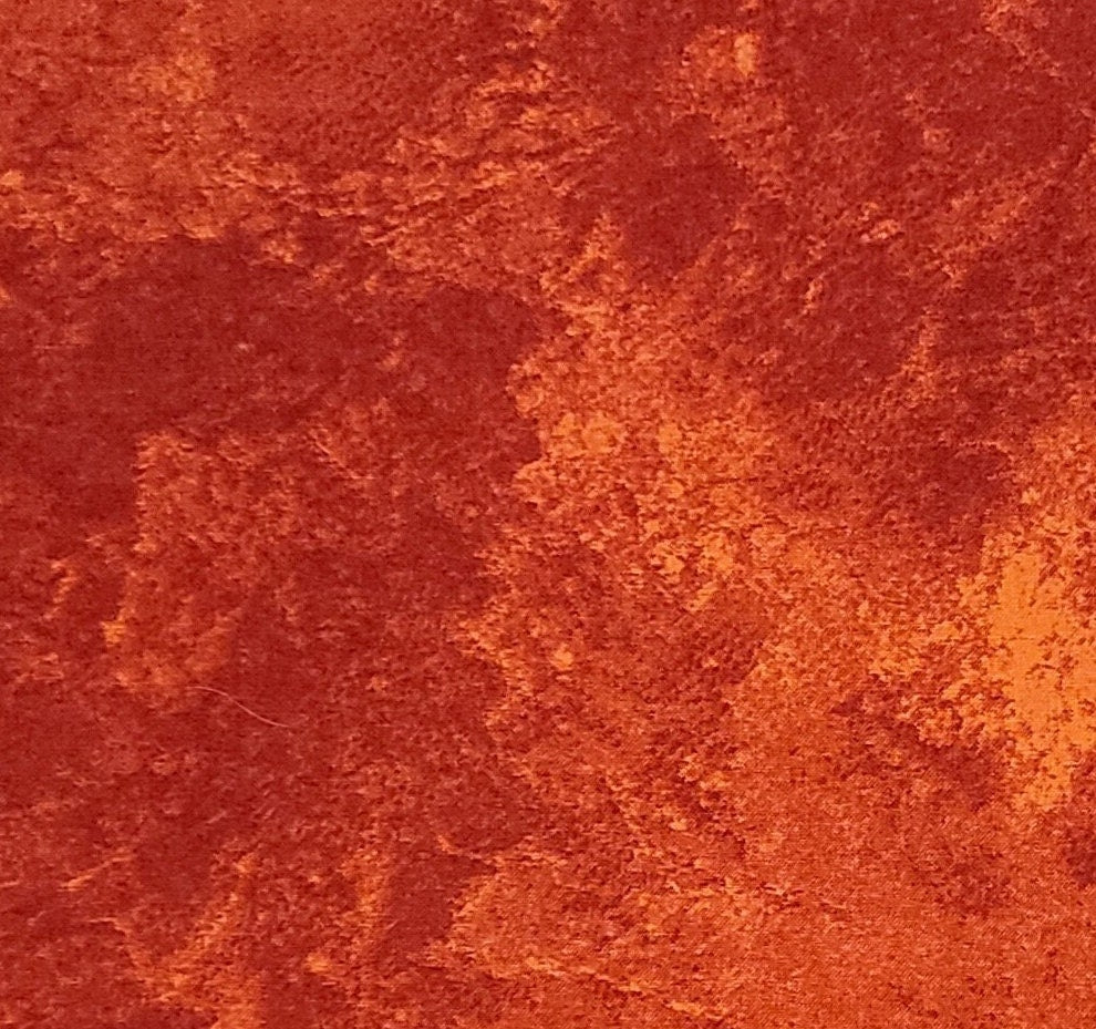 Washart Texture by SSI - Red and Orange Tonal Fabric