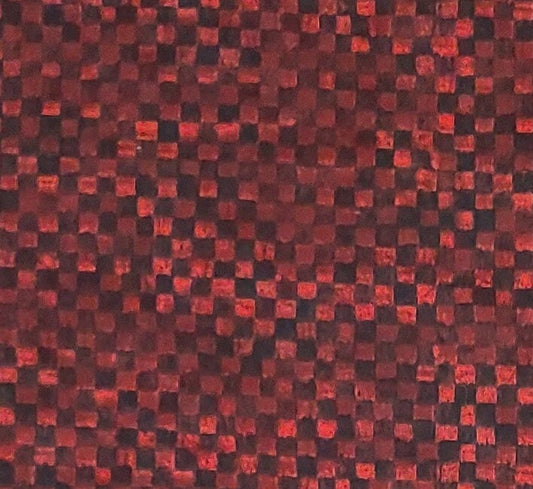 Pine Lodge David Carter Brown Licensed to SSI - Dark Red / Red Tonal / Black Tonal Check Fabric