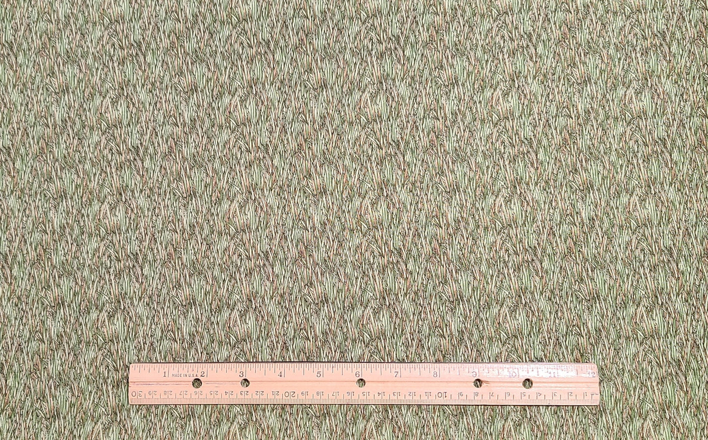 Patt# BTR-4794 Blank Quilting 2007 - Green, Cream and Tan "Grass" Print Fabric