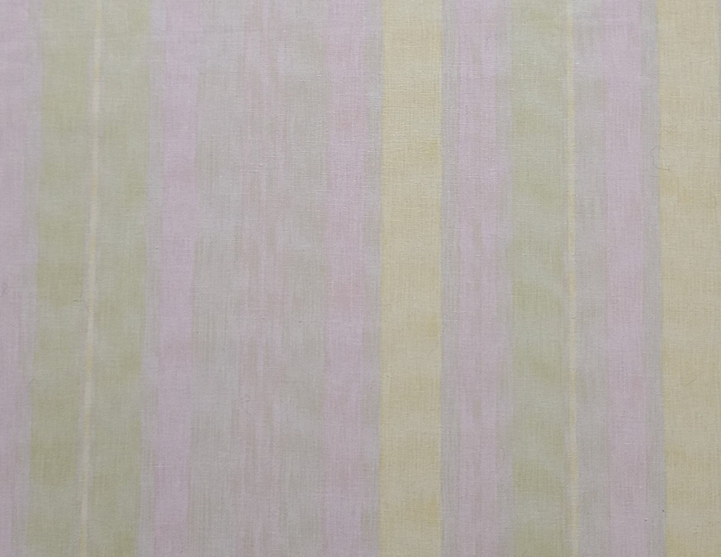 Hobby Lobby - Pink, Green and Yellow Pastel Vertical (Parallel to Selvage) Stripe Fabric