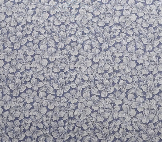 VIP Print Cranston Print Works - Light Purple Fabric / Tonal Flower Print