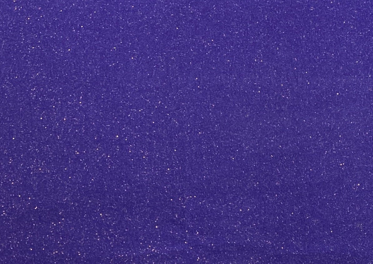 EOB - Purple Fabric / Allover Iridescent Glitter - Selvage to Selvage Print