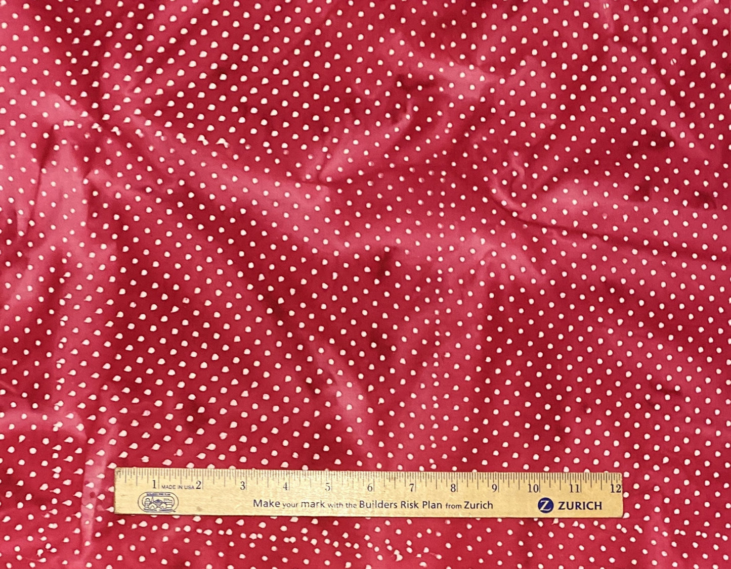 EOB - Pink and Hot Pink Watercolor Fabric - Irregular White Spots - Selvage to Selvage Print
