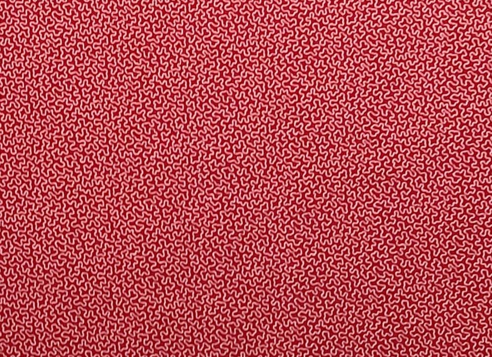 VIP Cranston Print Works - Red Fabric / White Stipple Print