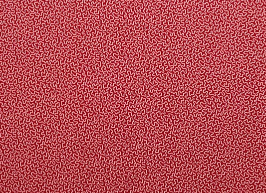 VIP Cranston Print Works - Red Fabric / White Stipple Print