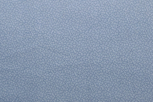 EOB - Springs Industries #5197 - Light Blue Tone-on-Tone Flower Print Fabric